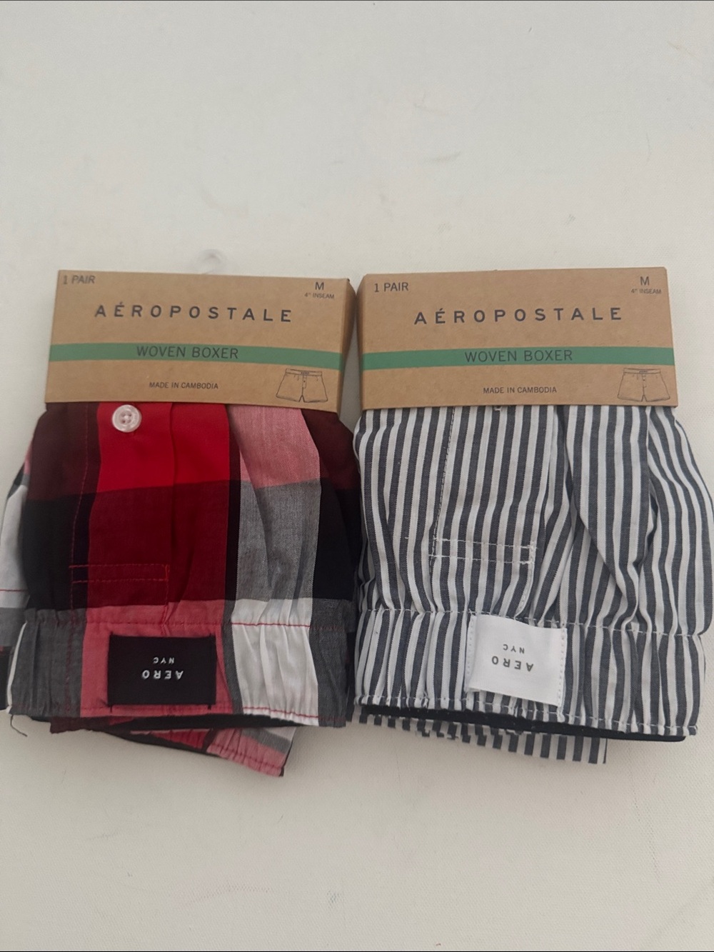 Aeropostale Boxers Mens Medium 2 Pack